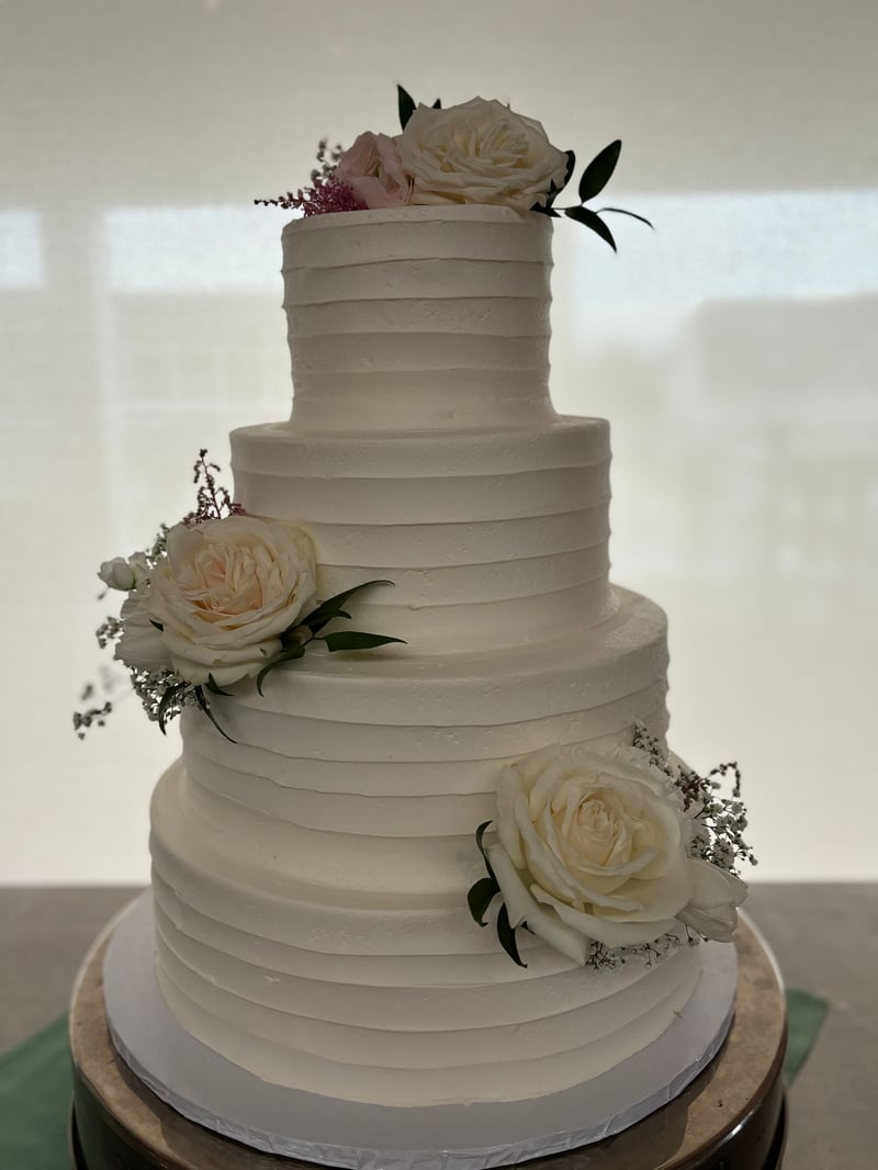 Wedding cake by A Sweet Memory Cake Shoppe