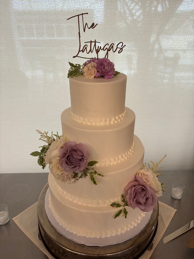 Wedding cake by A Sweet Memory Cake Shoppe