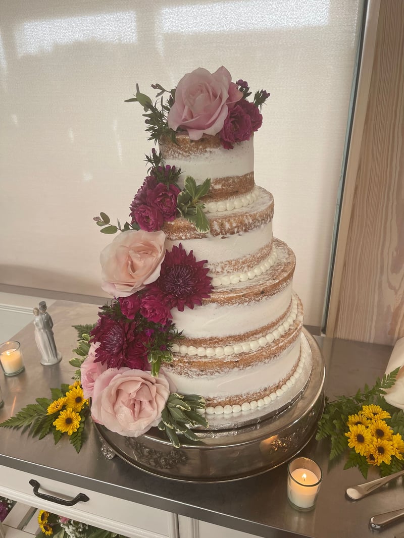 Wedding cake by A Sweet Memory Cake Shoppe