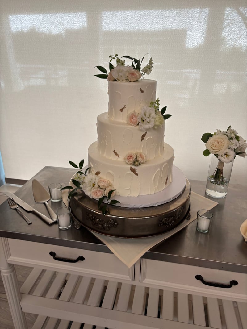 Wedding cake by A Sweet Memory Cake Shoppe