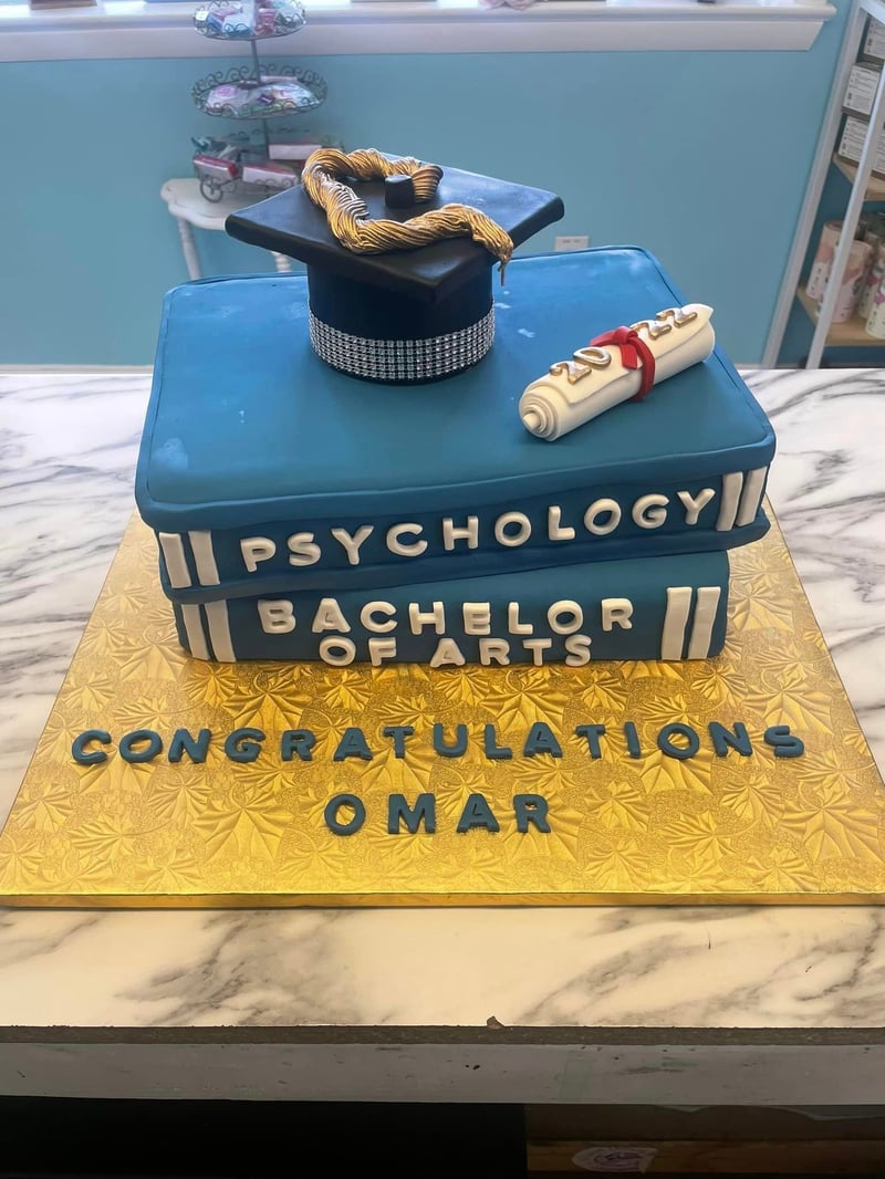 Graduation Cakes by A Sweet Memory Cake Shoppe