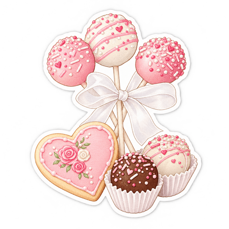 Sweet Treats watercolor sticker