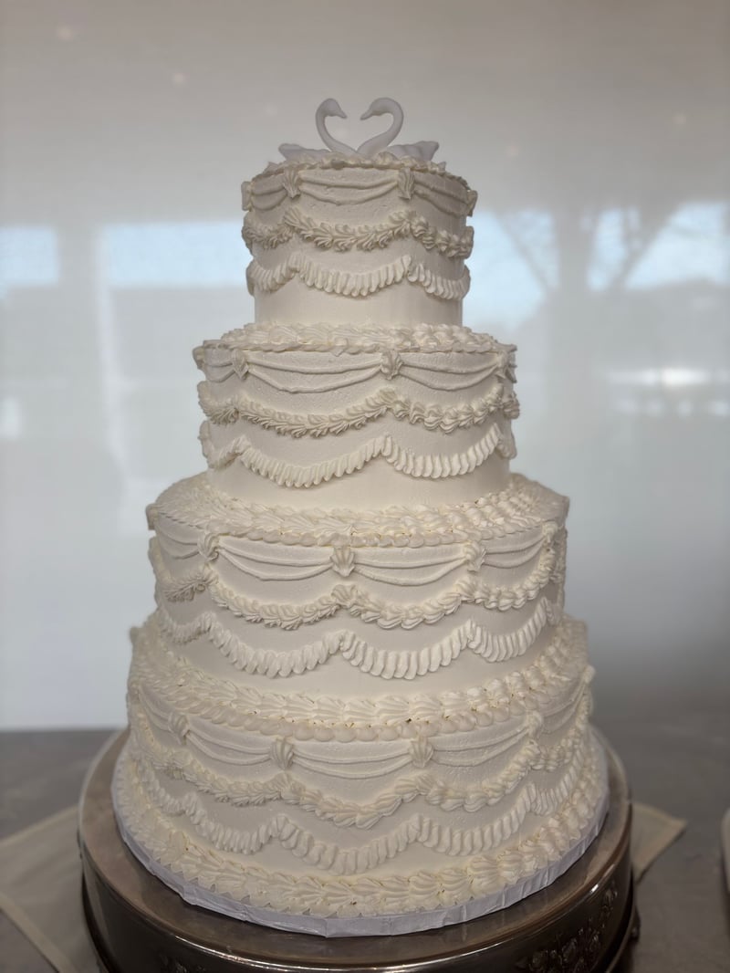 Wedding cake by A Sweet Memory Cake Shoppe