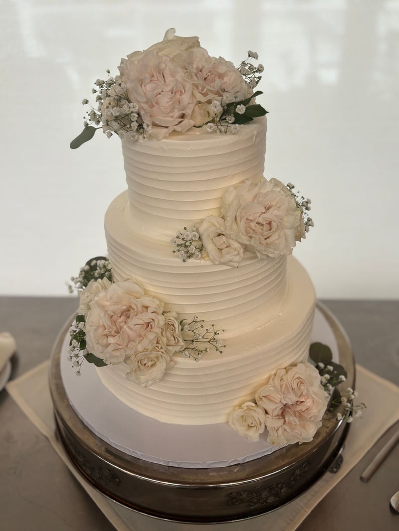 Wedding cake by A Sweet Memory Cake Shoppe